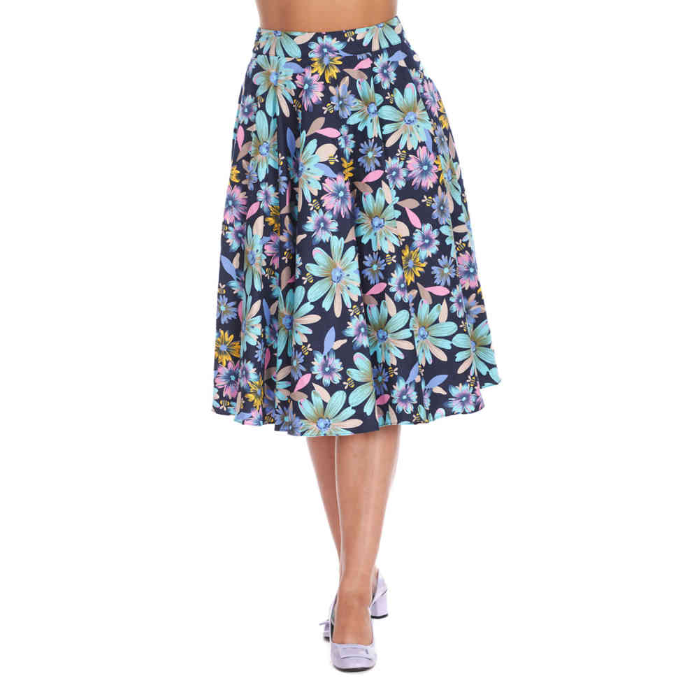 Banned - Summer Bee Skirt - Blue